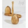 Salt and pepper shakers with Holder