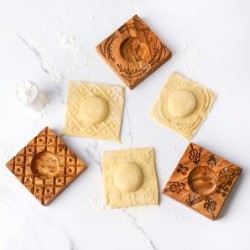 Handmade Wooden Ravioli Mold