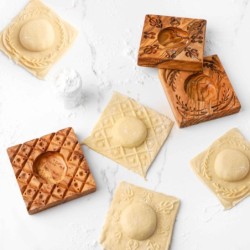 Handmade Wooden Ravioli Mold
