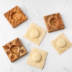 Handmade Wooden Ravioli Mold