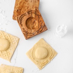 Handmade Wooden Ravioli Mold