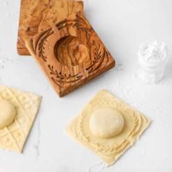 Handmade Wooden Ravioli Mold