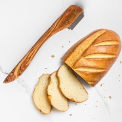 Handmade Olive Wooden Dough Slasher