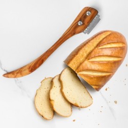 Handmade Olive Wooden Dough Slasher