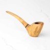 Handmade Olive Wood Smoking Pipe – Natural Wooden Pipe for Tobacco Lovers