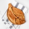 Olive Wooden Leaf Serving Plate