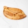 Olive Wooden Leaf Serving Plate