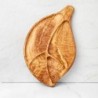 Olive Wooden Leaf Serving Plate