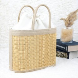Practical Straw Bag with Handle / Straw Handbag Handmade / Womens Handbag Handmade from Straw