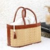 Handmade Top Handle Straw Bag