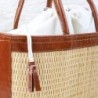 Handmade Top Handle Straw Bag