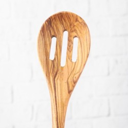 Slotted Spoon Handmade from Olive Wood