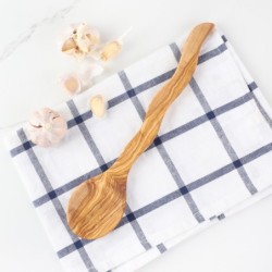 Personalized Cooking Spoon Handmade from Olive Wood