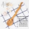 Personalized Cooking Spoon Handmade from Olive Wood