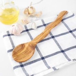 Personalized Cooking Spoon Handmade from Olive Wood