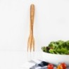 Personalized Olive Wood Salad Fork – Handmade Natural Wooden Utensil | Artisraw Tunisie