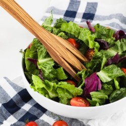 Personalized Olive Wood Salad Fork – Handmade Natural Wooden Utensil | Artisraw Tunisie