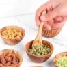 Set of 6 Small Olive Wood Bowls Handmade