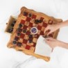 Handmade Chess Board from Tunisian Olive Wood – Artisan Olive Wood Game Board