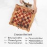 Handmade Chess Board from Tunisian Olive Wood – Artisan Olive Wood Game Board