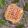 Olive Wood Chess Board Only – Handmade by Artisraw