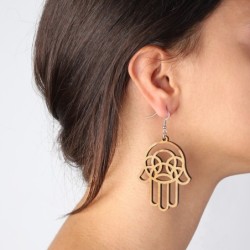 Mother of Bride Gift From Daughter - Olive Wood Earrings | Artisraw