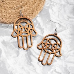 Mother of Bride Gift From Daughter - Olive Wood Earrings | Artisraw