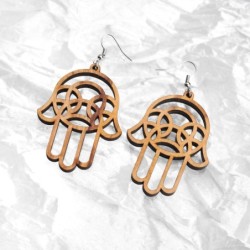 Mother of Bride Gift From Daughter - Olive Wood Earrings | Artisraw
