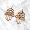 Mother of Bride Gift From Daughter - Olive Wood Earrings | Artisraw
