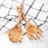 Olive Wood Servers Handmade - Wood Salad