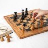 Handmade Tunisian Olive Wood Chess Board | Artisraw