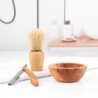 Olive Wood Shaving Set for Men – Handmade Brush, Bowl & Straight Razor | Artisraw Tunisie