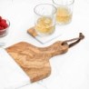 Marble and Wood Charcuterie Board
