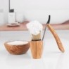 Olive Wood Shaving Set for Men – Handmade Brush, Bowl & Straight Razor | Artisraw Tunisie