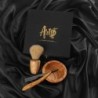 Olive Wood Shaving Set for Men – Handmade Brush, Bowl & Straight Razor | Artisraw Tunisie