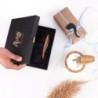 Olive Wood Shaving Set for Men – Handmade Brush, Bowl & Straight Razor | Artisraw Tunisie