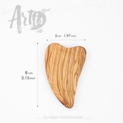 Gua Sha Set of 3 Handmade from Olive Wood Artisraw – Tunisie