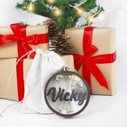 Christmas Ornaments handmade from Olive Wood