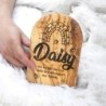 Olive Wood Pet Memorial Plaque – Personalized Engraved Tribute | Artisraw Tunisie