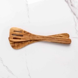 Slotted Spatula Handmade form Olive Wood, Wooden Spatula