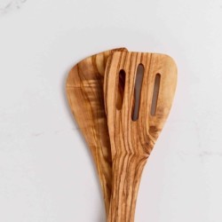Slotted Spatula Handmade form Olive Wood, Wooden Spatula