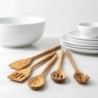 Olive Wood Utensil Set – 5-Piece Handmade Cooking & Serving Set