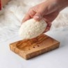 Set of 3 Wood Soap Dish handmade from Tunisian Olive Wood/Wooden Soap Saver/Wooden Soap Holder (US FAST Shipping +Free ArtisRaw 