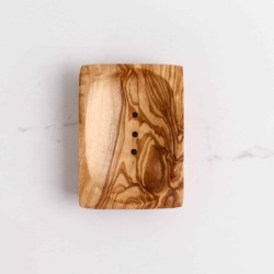 Set of 3 Wood Soap Dish handmade from Tunisian Olive Wood/Wooden Soap Saver/Wooden Soap Holder (US FAST Shipping +Free ArtisRaw 