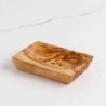 Set of 3 Wood Soap Dish handmade from Tunisian Olive Wood/Wooden Soap Saver/Wooden Soap Holder (US FAST Shipping +Free ArtisRaw 