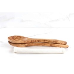 Set of 2 Olive Wood Cooking Spoons