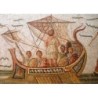 Odysseus and the Sirens Mosaic art
