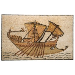 Ulysses Ship, Mosaic art