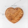Wood Heart Shaped Charcuterie Board