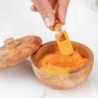 Set of 2 Wood Spice Boxes with Olive Wood Spoons
